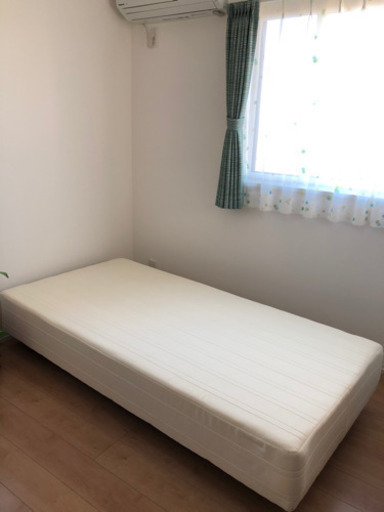 ★未使用★シングルベッド 脚付きマットレスベッド  1台
