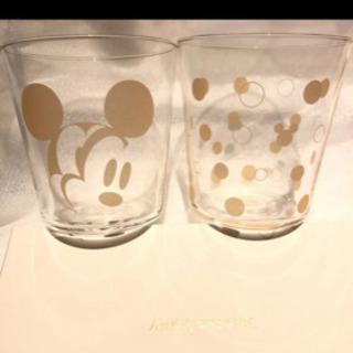 【値下げしました】ディズニーペアグラス　アニヴェルセル限定