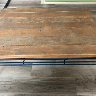 ローテーブル　ブルックリン感　アンティーク調
