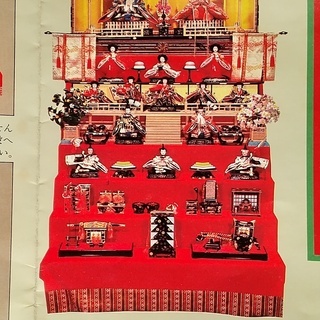 ひな人形　冠付き