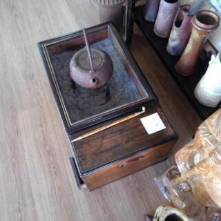 高級火鉢　南部盛岡鉄瓶付きの画像