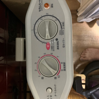 タイマー付き首振りヒーターです。の画像