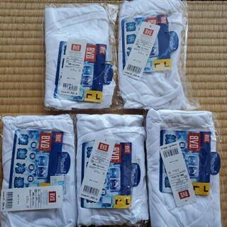 BVD　半袖VネックアンダーシャツサイズL　５枚の画像