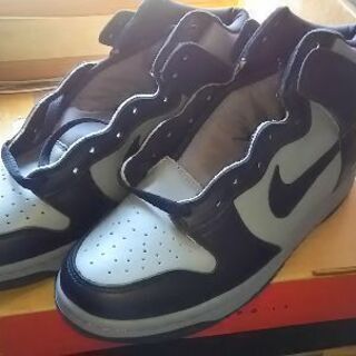 超レア新品/箱付き 99年 NIKE DUNK HIGH LE 28㎝  黒グレー 630335-002