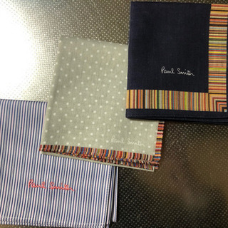 新品 Paul Smith ハンカチ 3枚セット