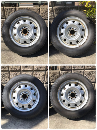 スタッドレスタイヤ2016年&鉄ホイールブリヂストンブリザックVRX195/65/15