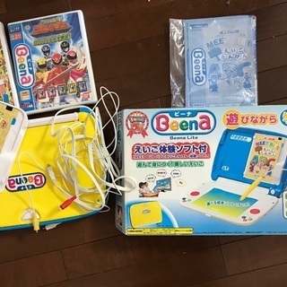 遊びながら学べる　ビーナ本体＋ソフト2本