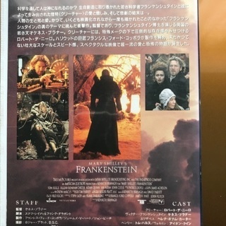 VHS　フランケンシュタインの画像