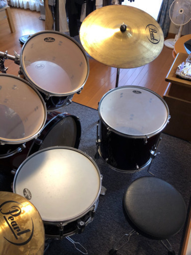 Pearl ドラムセット　これ1台で始めれます。