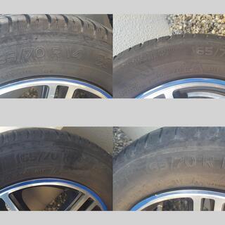 軽自動車甩タイヤ＆ホイールの画像