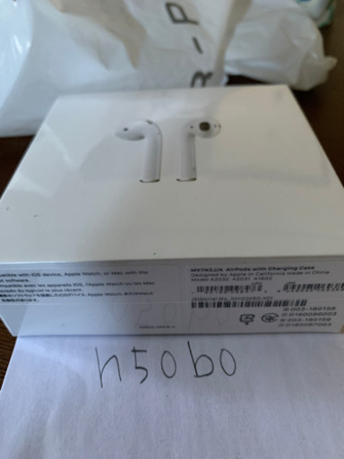 新品未使用　Apple AirPods エアーポッズ　2年保証付き