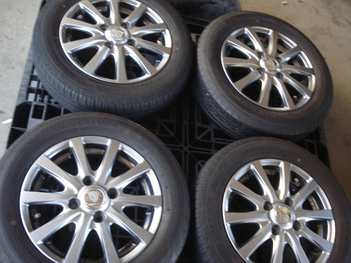 13インチ　軽自動車　タイヤ・アルミセット　中古