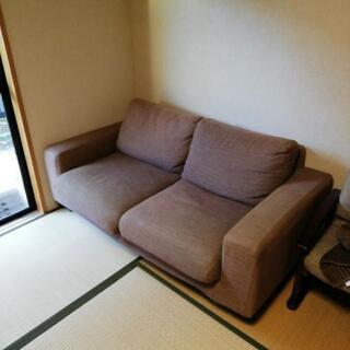 無印良品　ソファ　ブラウン