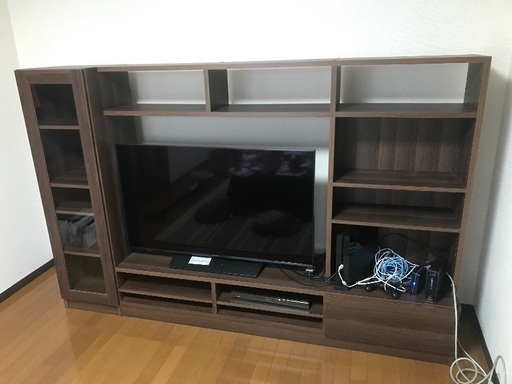 収納たっぷり50インチまで可能テレビ台
