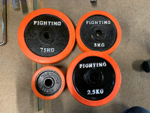 商談中　　　　　　　　　　　ベンチプレスセット　重り55kg