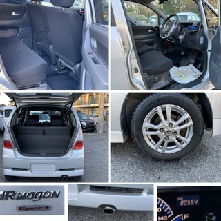 全て込み　12万円： MRワゴン　スポーツ ターボ 　80000KM オートマ　(2年間車検付) 下取り可能の画像