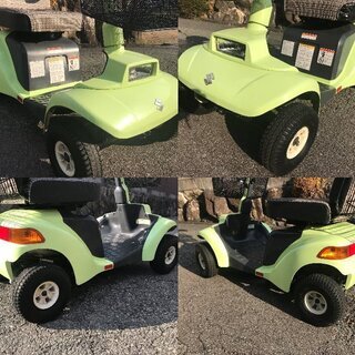 ☆彡⑥Sスズキ・セニアカー!ET4E!!電動車いす・車椅子・シニアカー。きれいです!!! バッテリーはまだまだ元気です!!!の画像