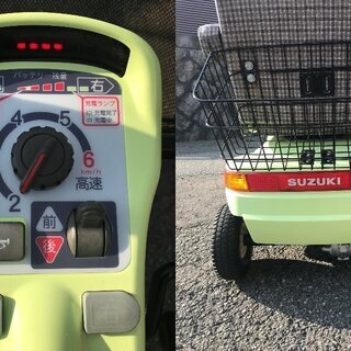☆彡⑥Sスズキ・セニアカー!ET4E!!電動車いす・車椅子・シニアカー。きれいです!!! バッテリーはまだまだ元気です!!!の画像