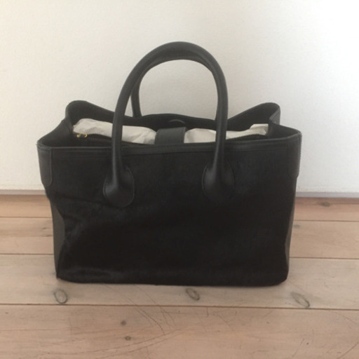 トートバック ハラコ ブラック 美品