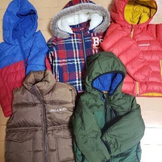 ダウン ジャンパー 100cm mont-bell UNIQLO...