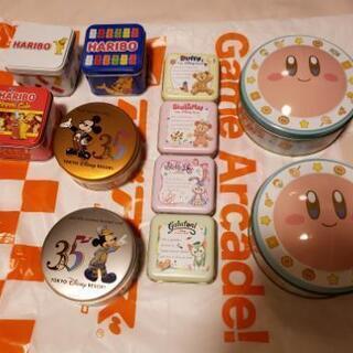 キャラものお菓子缶　ポケモン、ディズニー、その他