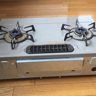 リンナイ　Siセンサー　グリル付きガスコンロ（２口）　ＬＰガス用の画像
