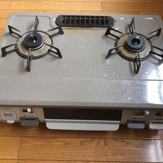 リンナイ　Siセンサー　グリル付きガスコンロ（２口）　ＬＰガス用の画像