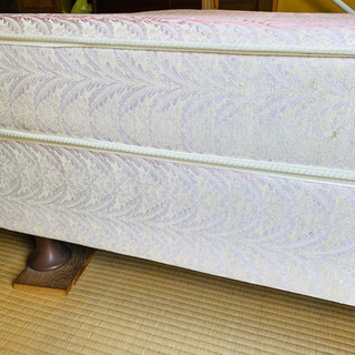 【マットレス付き】フランスベッド ダブルベッド 照明ありの画像