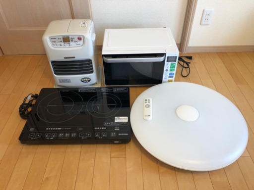 家電2点セット(シーリングライト、ヒーター)