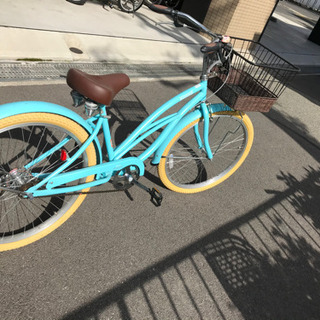兵庫県神戸市より！ビーチクルーザー アメ車自転車 オレンジです