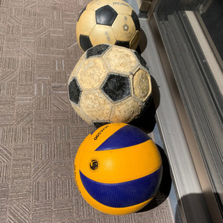 サッカーボール　バレーボール