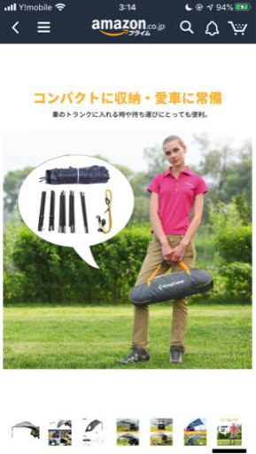 キャンプ用品　タープテント