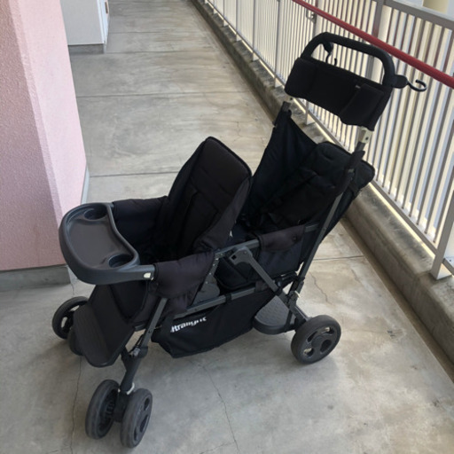 値下げました！！二人乗りベビーカー【中古】