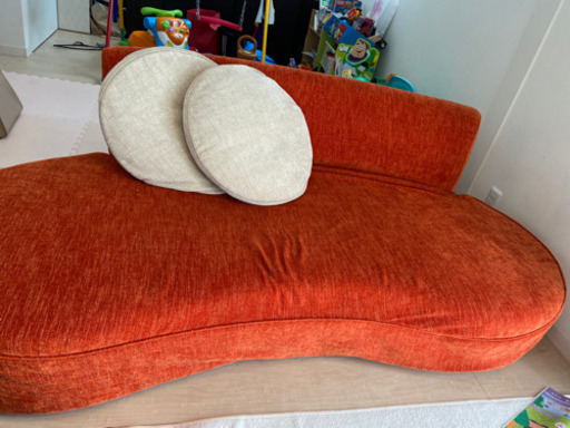 【値下中！洗濯可能】お洒落ソファ　3人掛け　輸入家具