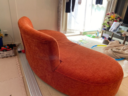 【値下中！洗濯可能】お洒落ソファ　3人掛け　輸入家具