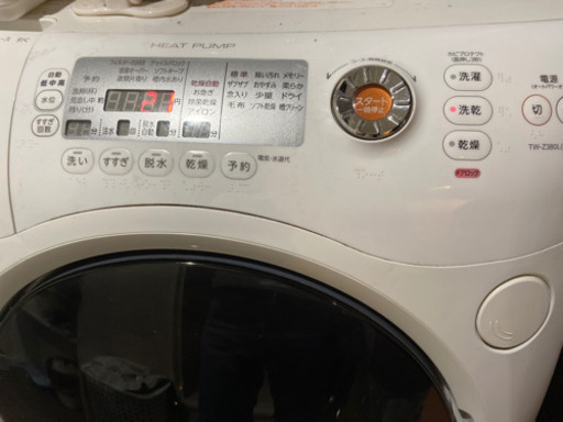 【再値下げ中★美品】東芝　12年製　ななめドラム式　フル乾燥式洗濯機