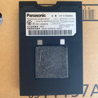 ETC車載器　Panasonic CY-ET925KDの画像