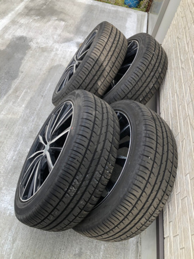 ２２５／４５Ｒ１８ ﻿ウェッズレオニスとグッドイヤーEfficientGrip ecoセット