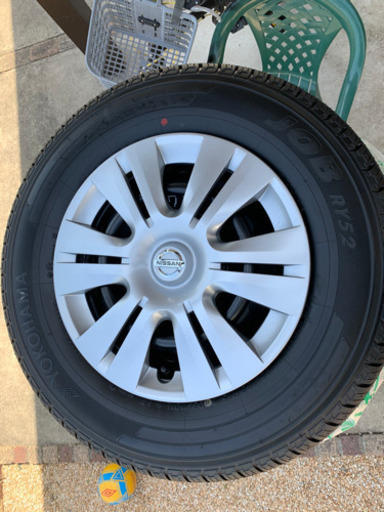 キャラバン　新車納車後タイヤホイール取り外し4本セット