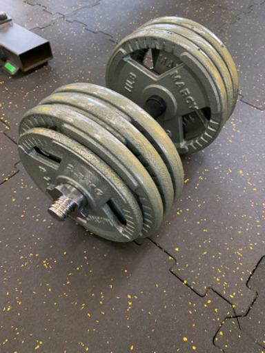 スクリューダンベル　37.3kg 2個