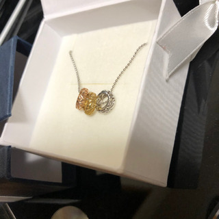新品未使用！JEWELRY TSUTSUMI 3連リングネックレス