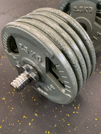 スクリューダンベルセット　　22.3kg 2個