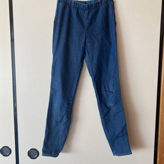 【引取り限定】レギンスパンツ  デニム風