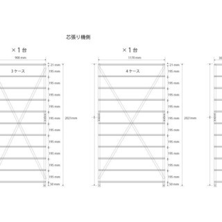 アングル棚作成6台お願い致します。（注：写真の図面を確認下さい）