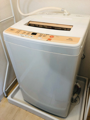 《現在取引中》[5.0kg][全自動洗濯機][風乾燥機能][2016年製] AQUA アクア AQW-S50D(W)5kg洗い(自動おそうじ.ジェット水流.新生活.大容量.動作品.美品.洗濯機)