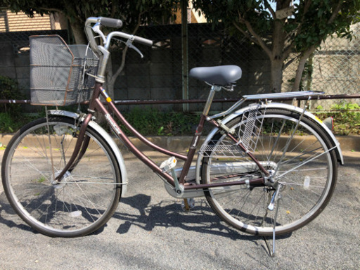 自転車　タイヤ交換済　チャイルドシート 取り付け可能