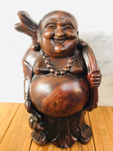 布袋様 置物 アンティーク 仏像 約40cm