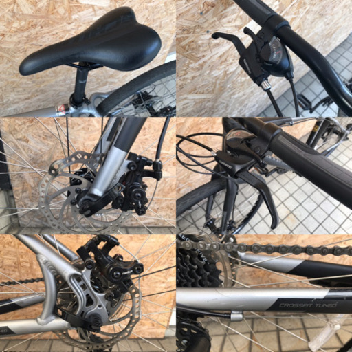 SCHWINN シュイン SUPERSPORT前後ディスクブレーキ 2018 マットブラック/グレー クロスバイク