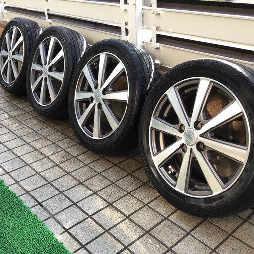 アルミホイール付きタイヤ４本　165/55R15（値引き）