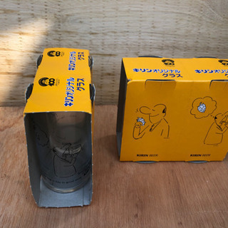 昭和レトロ　キリン　オリジナルグラスの画像